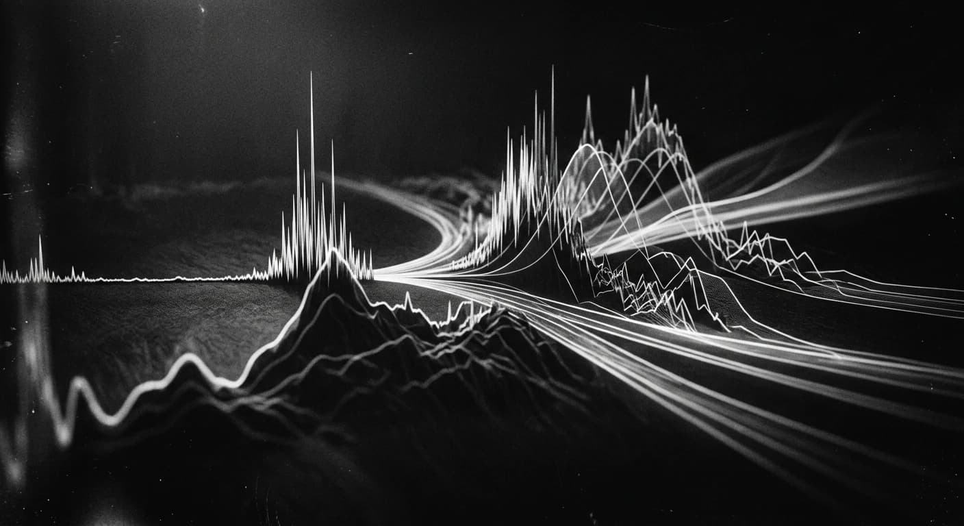 Volatility clustering visualization showing GARCH model predictions for 2026 financial markets